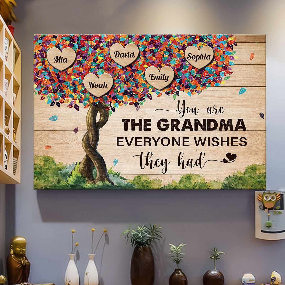 You Are The Grandma Everyone Wishes They Had - Personalized Wrapped Canvas