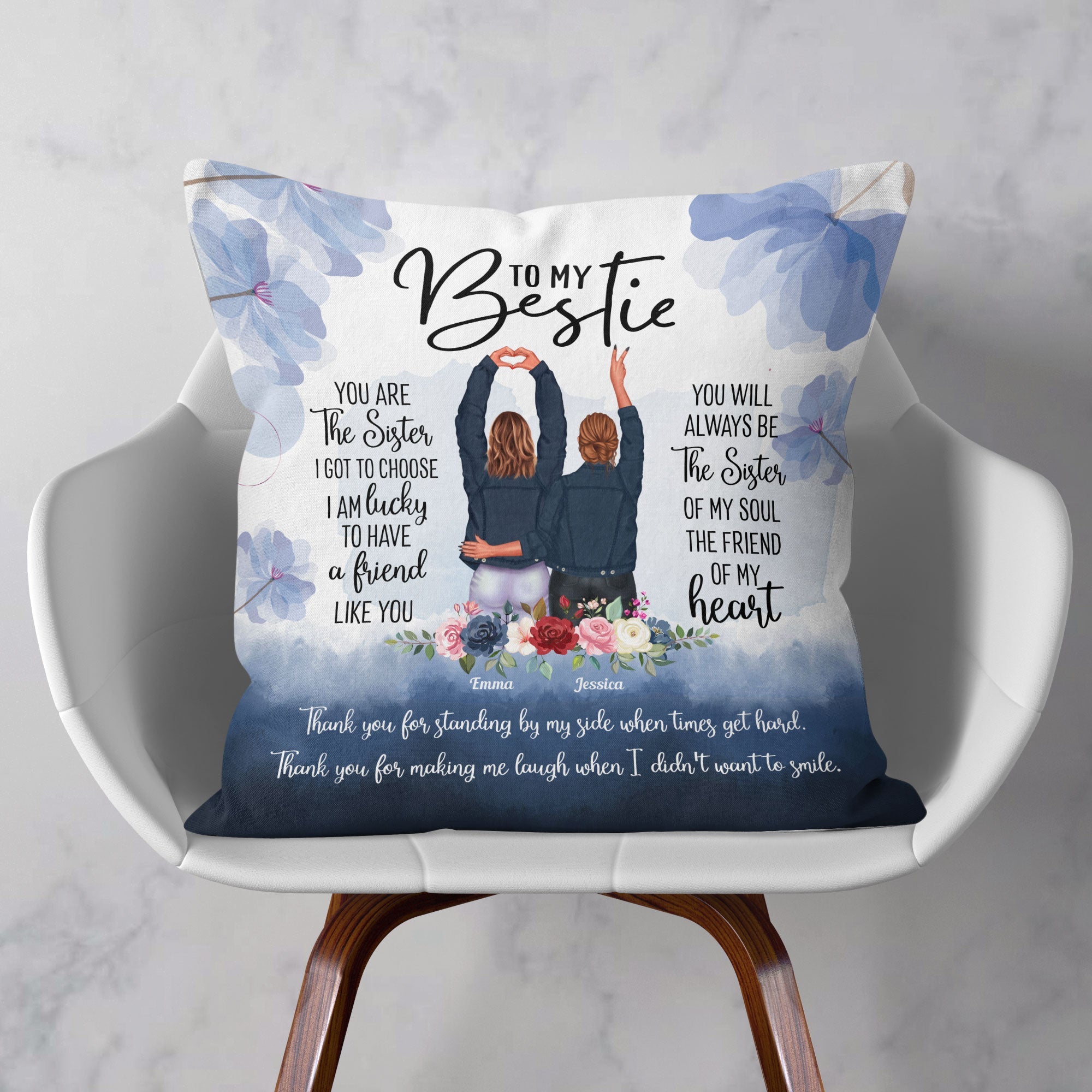 You Are The Sister I Got Choose - Personalized Pillow (Insert Included)