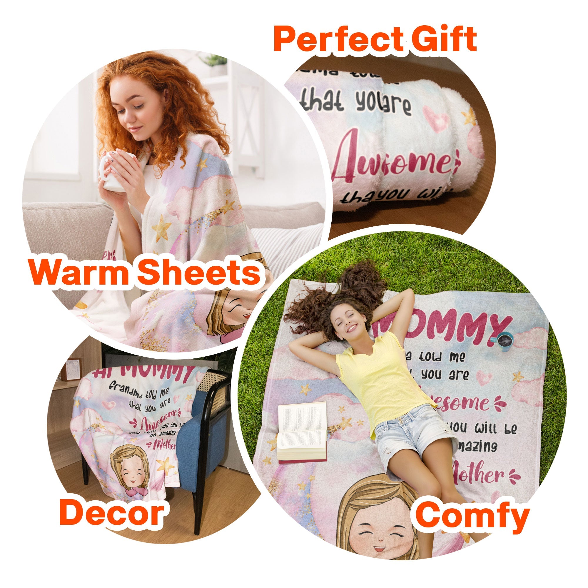 You Will Be An Amazing Mother - Personalized Blanket