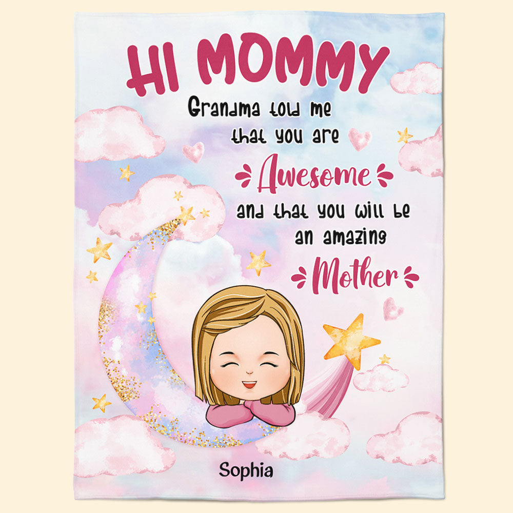 You Will Be An Amazing Mother - Personalized Blanket