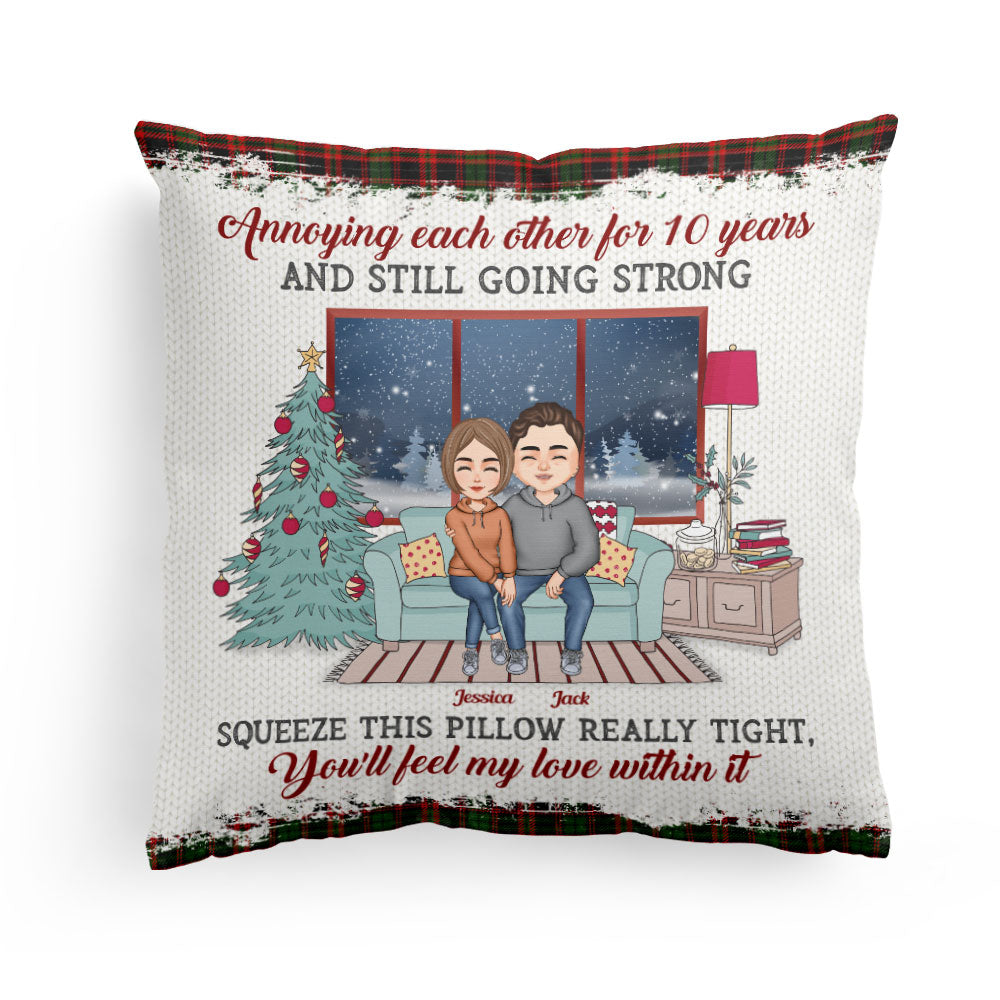 You Will Fill My Love Within' It - Personalized Pillow (Insert Included) - Christmas, Anniversary Gift For Life Partner, Husband, Wife, Lover