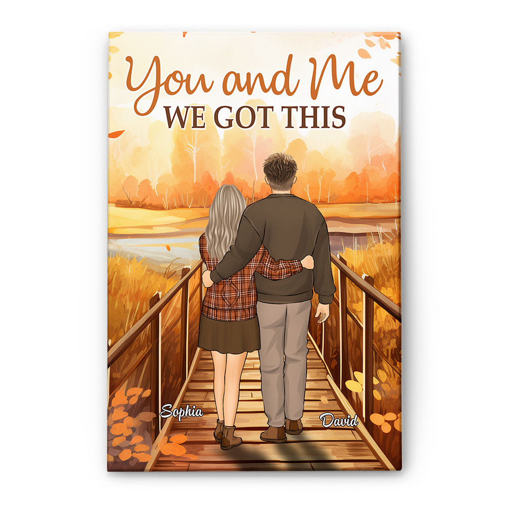 You & Me - Personalized Wrapped Canvas