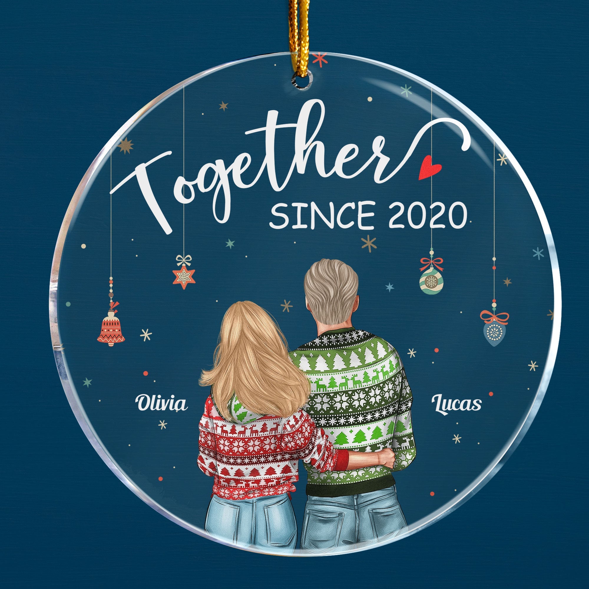 You & Me We Got This - Personalized Circle Acrylic Ornament