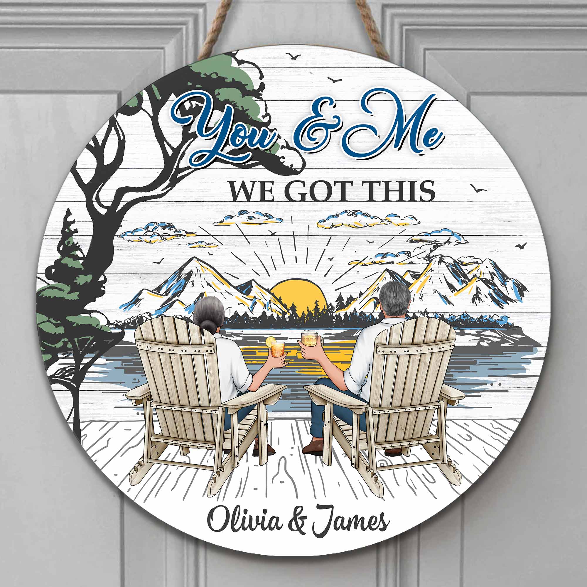 You & Me We Got This - Personalized Wood Sign