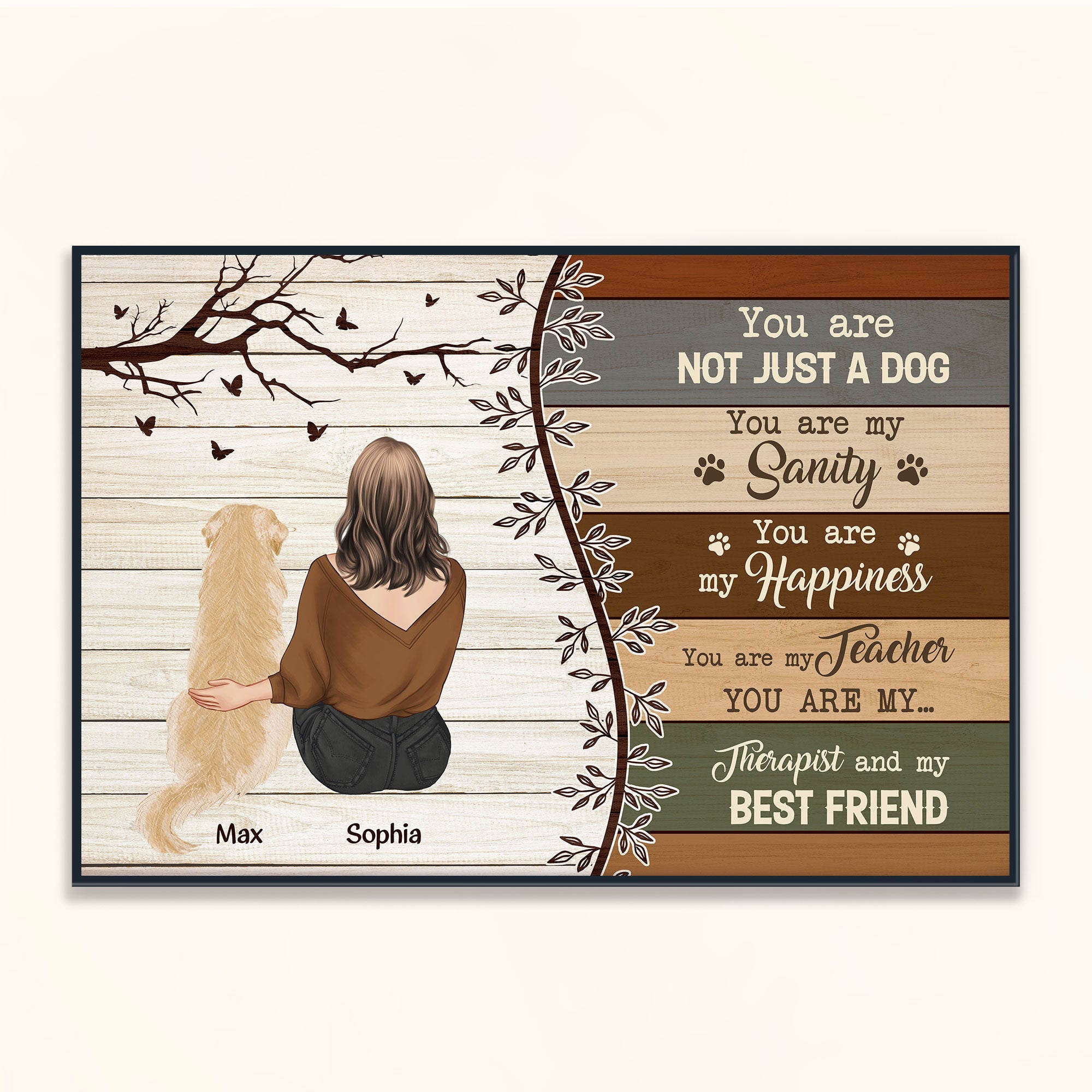 You're Not Just A Dog - Personalized Poster/Wrapped Canvas