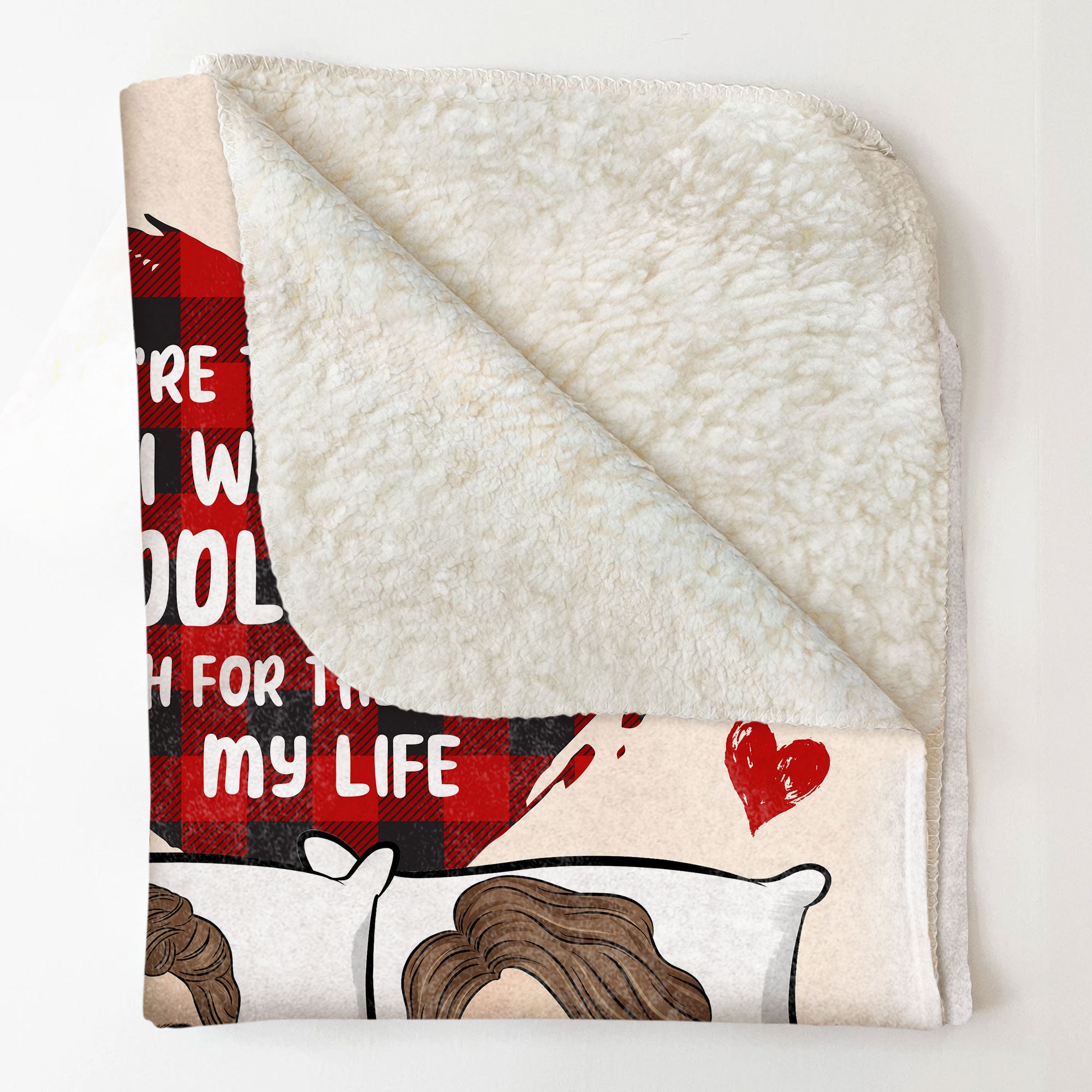 You're The Only One I Want To Cuddle Naked With - Personalized Blanket