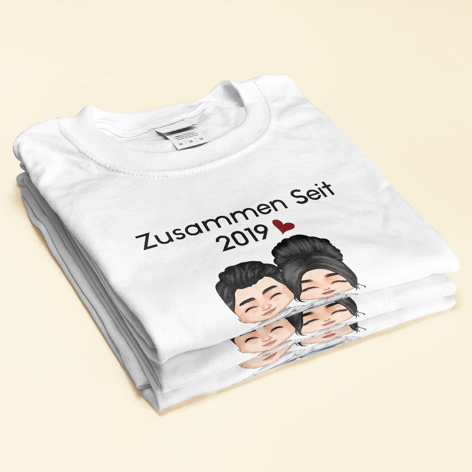 Zusammen Seit - Personalized Shirt - Anniversary, Valentine's Day Gift For Spouse, Husband, Wife, Lovers, Girlfriend, Boyfriend