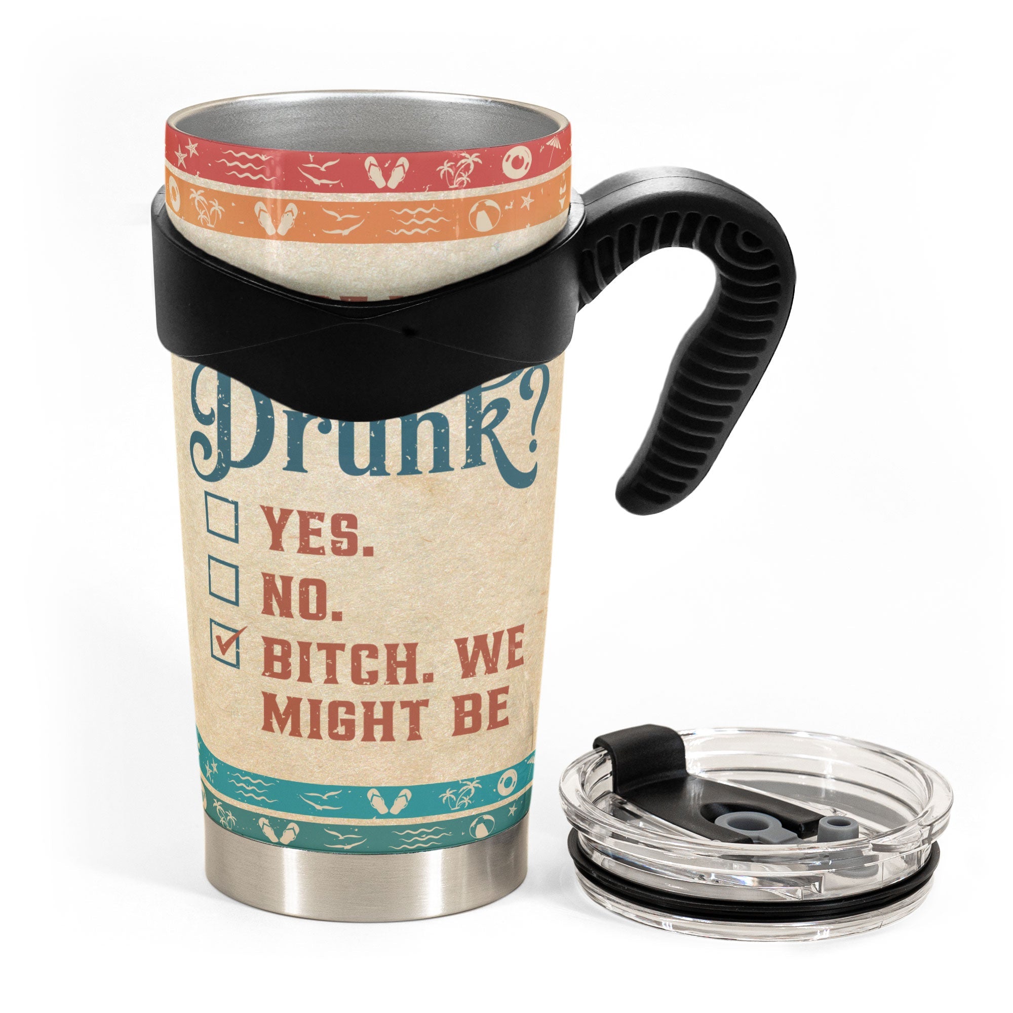 Are We Drunk? - Personalized Tumbler Cup