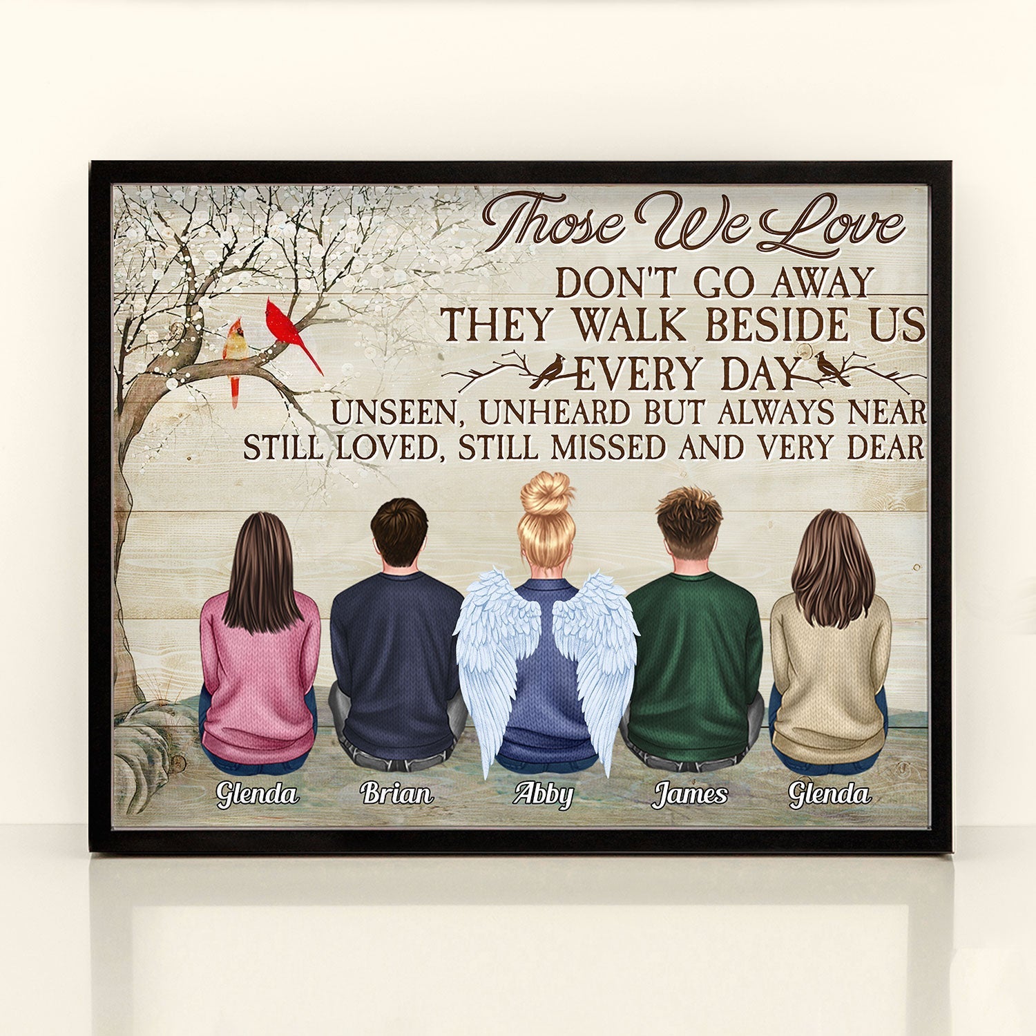 Still Loved Still Missed And Very Dear - Personalized Poster - Memorial Gift Memorial Poster For Family, Children, Spouse