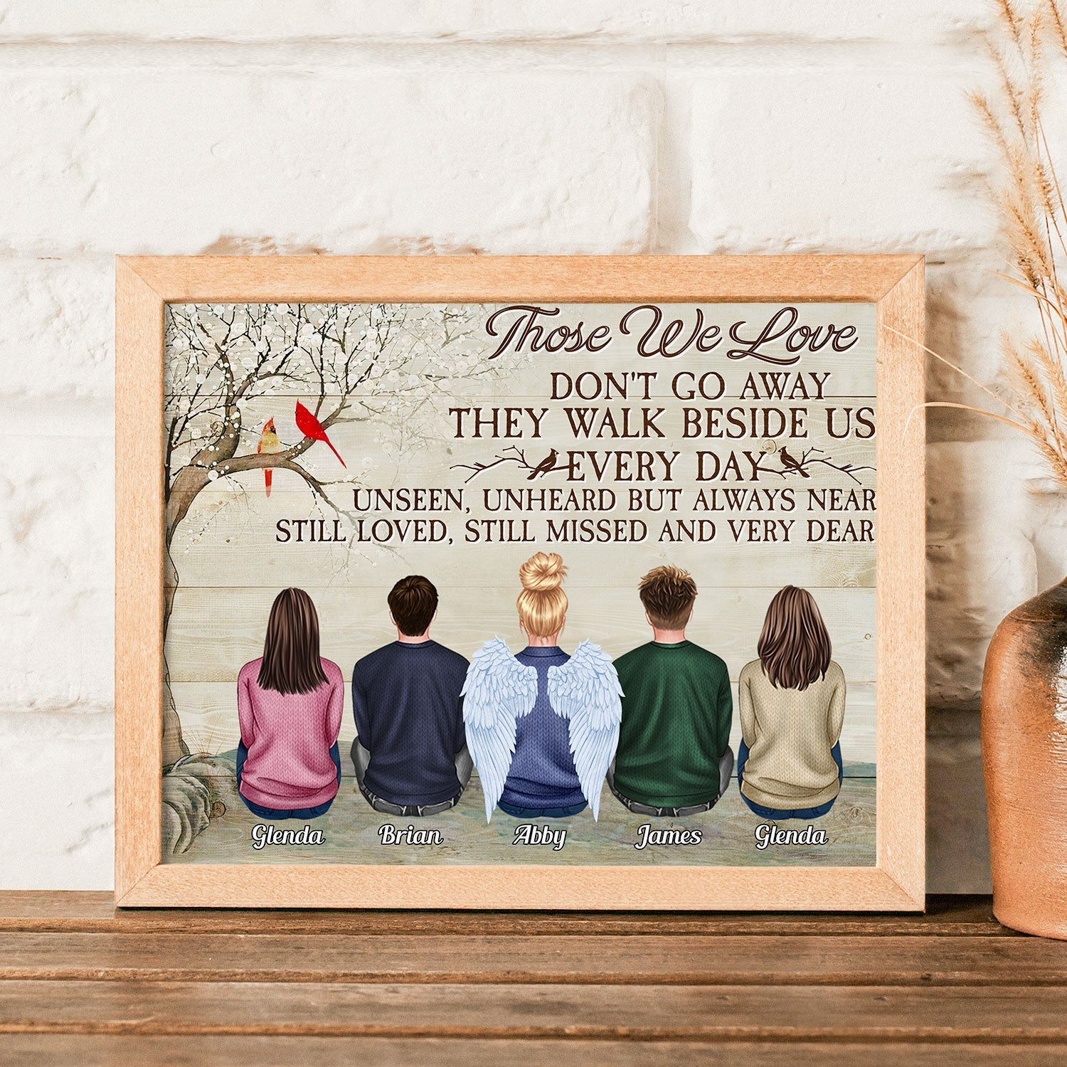 Still Loved Still Missed And Very Dear - Personalized Poster - Memorial Gift Memorial Poster For Family, Children, Spouse