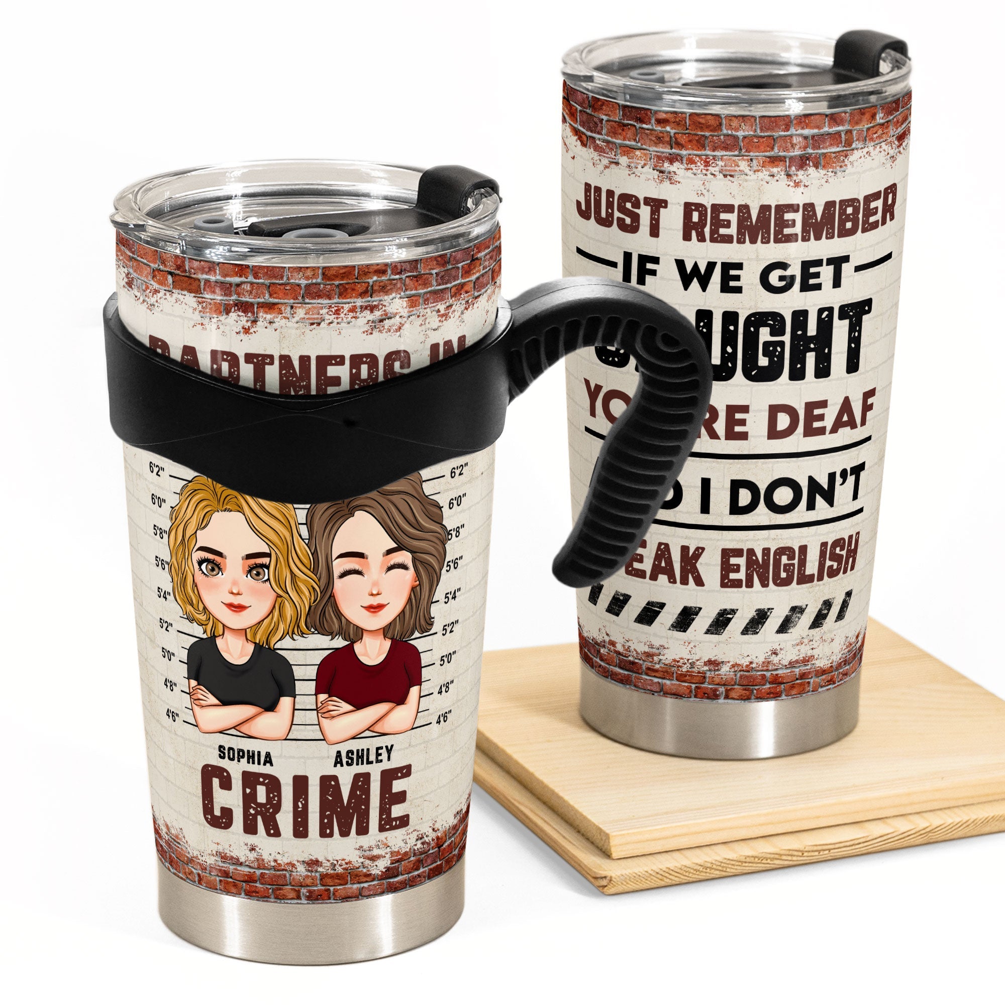 Partners In Crime 2 - Personalized Tumbler Cup