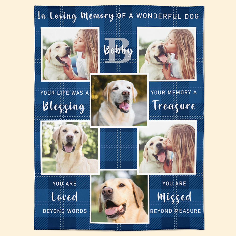 You Are Missed - Personalized Photo Blanket